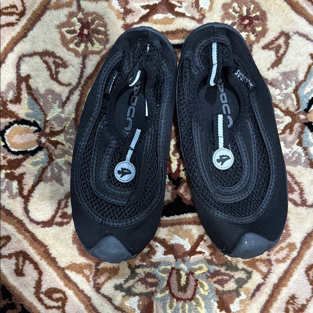 Black Slip-On Water Shoes